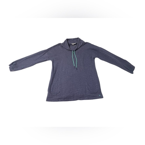 Vineyard Vines Women’s size M Blue high neck mock pullover sweatshirt feel - Picture 2 of 8